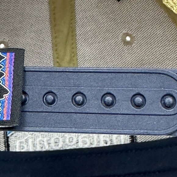 NEW Patagonia P-6 Logo LoPro Trucker Hat Steam Blue One Size Snapback NWOT - Picture 7 of 11